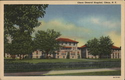 Olean General Hospital New York Postcard Postcard Postcard