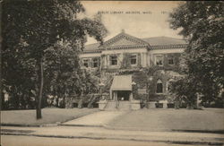 Public Library Postcard