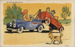 WE STOPPED HERE AWHILE Postcard