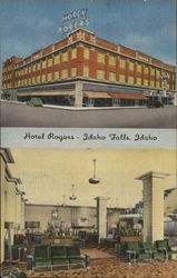 Hotel Rogers Idaho Falls, ID Postcard Postcard Postcard