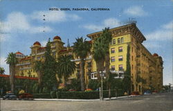 Hotel Green Pasadena, CA Postcard Postcard Postcard