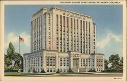 Oklahoma County Court House Postcard