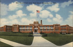 Wm. Howard Taft Junior High School Postcard