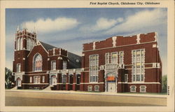 First Baptist Church Postcard