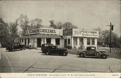 Cox's Corner Groceries and Tavern Postcard