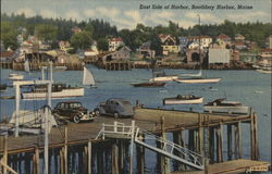 East Side of Harbor Boothbay Harbor, ME Postcard Postcard Postcard