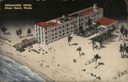 Normandie Hotel Miami Beach, FL Postcard Postcard Postcard