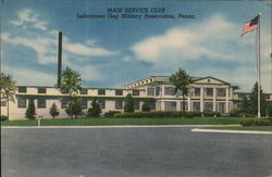 Main Service Club Indiantown Gap, PA Postcard Postcard Postcard