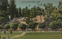 U.S.O. Coeur D'Alene, ID Postcard Postcard Postcard