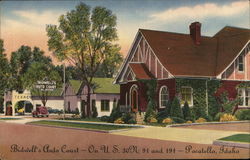 Bidwell's Auto Court Pocatello, ID Postcard Postcard Postcard
