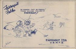 FARRAGUT FABLES Postcard