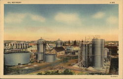 Oil Refinery Postcard