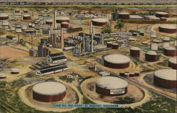 Lion Oil Refinery El Dorado, AR Postcard Postcard Postcard