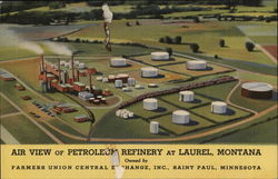 Air View of Petroleum Refinery Postcard