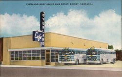 Greyhound Bus Depot Postcard