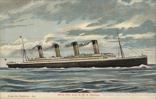 White Star Line R.M.S. Olympic Boats, Ships