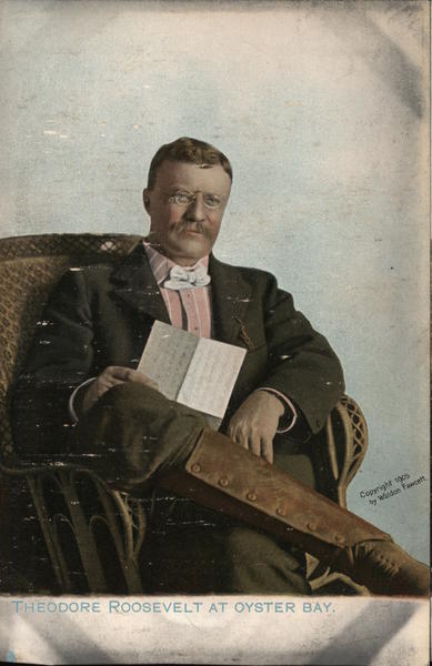 Theodore Roosevelt at Oyster Bay