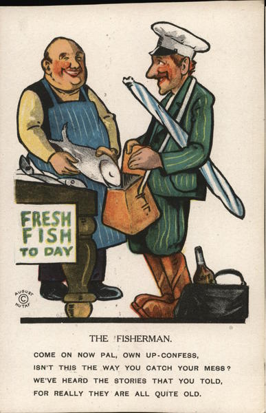 The Fisherman Caricatures