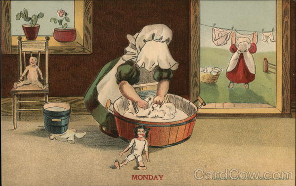 Monday Sunbonnet Babies