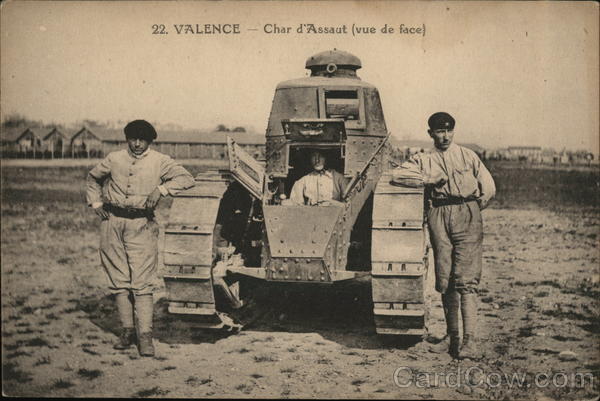 French Armored tank World War I