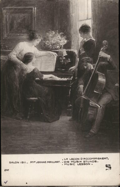 Three Women at Piano, Man Playing Cello Performers & Groups