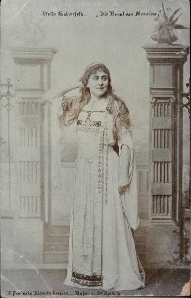 Posed Woman in Ornate Dress with Long Blond Hair Actresses