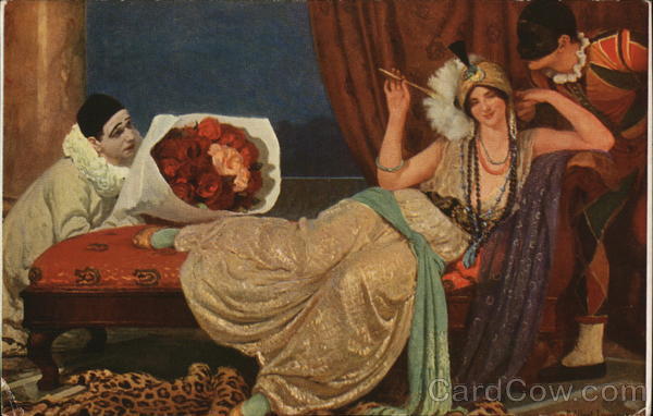 The Lovers - Pierrots P. A. Laurens Art