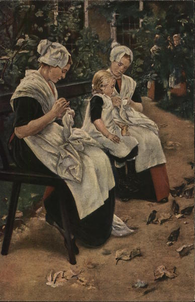 Good deal, Max Liebermann - Two women and a girl