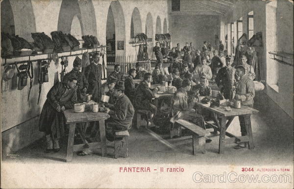 Infantry - The mess hall World War I