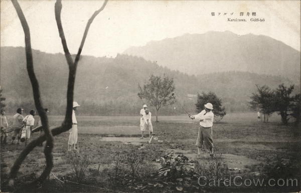 Golfing in Karuizawa, Japan