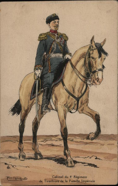 Colonel on Horse Military