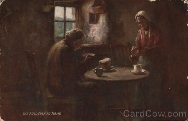 The Auld Folk At Home Tuck's Oilette Series