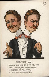 Man with Two Heads, Two Necks, Two Bow Ties Man with Two Heads, Two Necks, Two Bow Ties