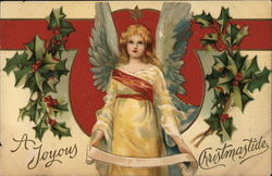 Angel and Holly, A Joyous Christmastide Angel and Holly, A Joyous Christmastide