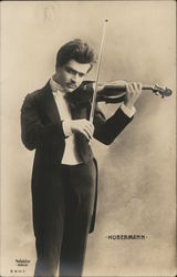 Violinist Bronislaw Hubermann Performers & Groups Postcard Postcard