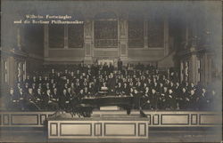 Wilhelm Furtwängler and the Berlin Philharmonic Performers & Groups Postcard Postcard