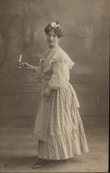 Klára Küry? Woman with Flower in Hair Carrying Candle Klára Küry? Woman with Flower in Hair Carrying Candle