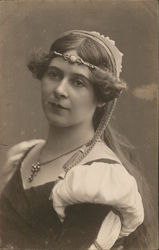 Photo of a woman - Opera Singer? Postcard