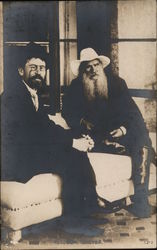 Anton Chekhov, Leo Tolstoy (Maxim Gorky Erased) Postcard