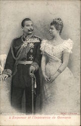 L'Empereur et l'Imperatrice de Germanie Royalty Postcard Postcard