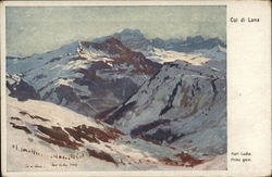 Col di Lana mountain Italy Postcard Postcard