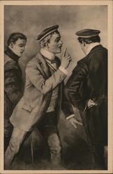 Fencing - Mensur critique Postcard
