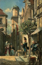 "Er Kommt!" Postcard