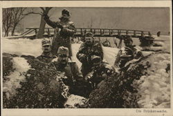 Group of Soldiers with Weapon in Trench Group of Soldiers with Weapon in Trench