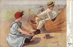 Pickings From "Puck" Postcard