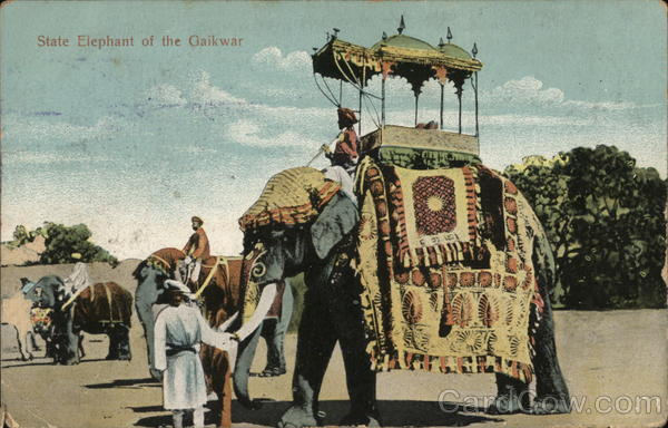 State Elephant of the Gaikwar India