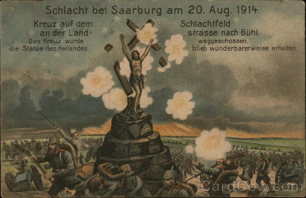 Schlacht bei Saarberg am 20 Aug. 1914 World War I