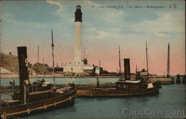 Lighthouse and Boats Dunkirk France
