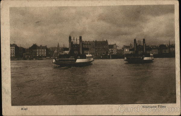 City ferries Kiel Germany