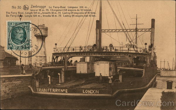 Train Ferry No.2 Zeebrugge Belgium